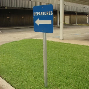 Directional metal signs