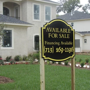 Got a house for sale? A sign attracts attention.
