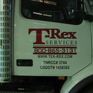 Heavy duty truck lettering