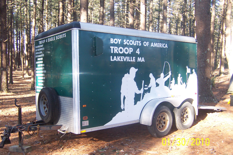 Boy Scout Trailer at Klondike Derby