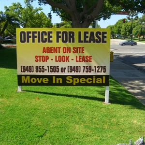 Office For Lease Sign