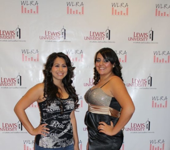 Step and repeat sponsor banner and banner stand