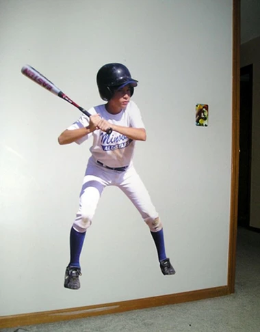 R Starz custom cut wall graphic of your athlete !
