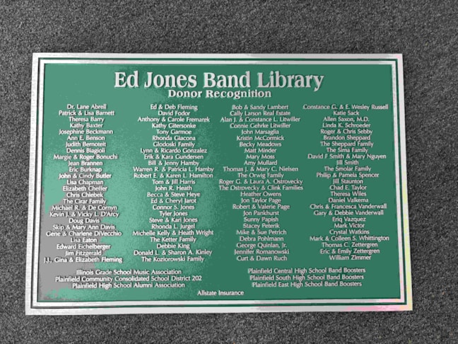Painted Cast Metal Plaques