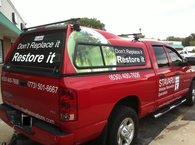 Custom Vehicle Lettering & Graphics for service vehicles