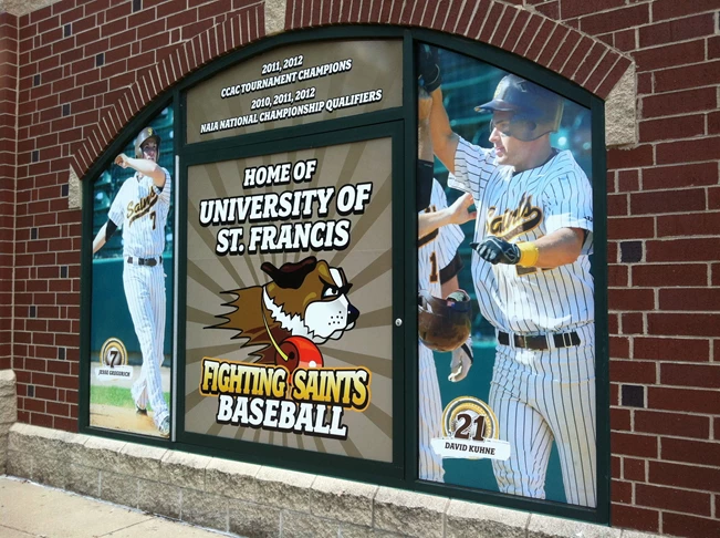 Window Graphics at DuPage Medical Group Field