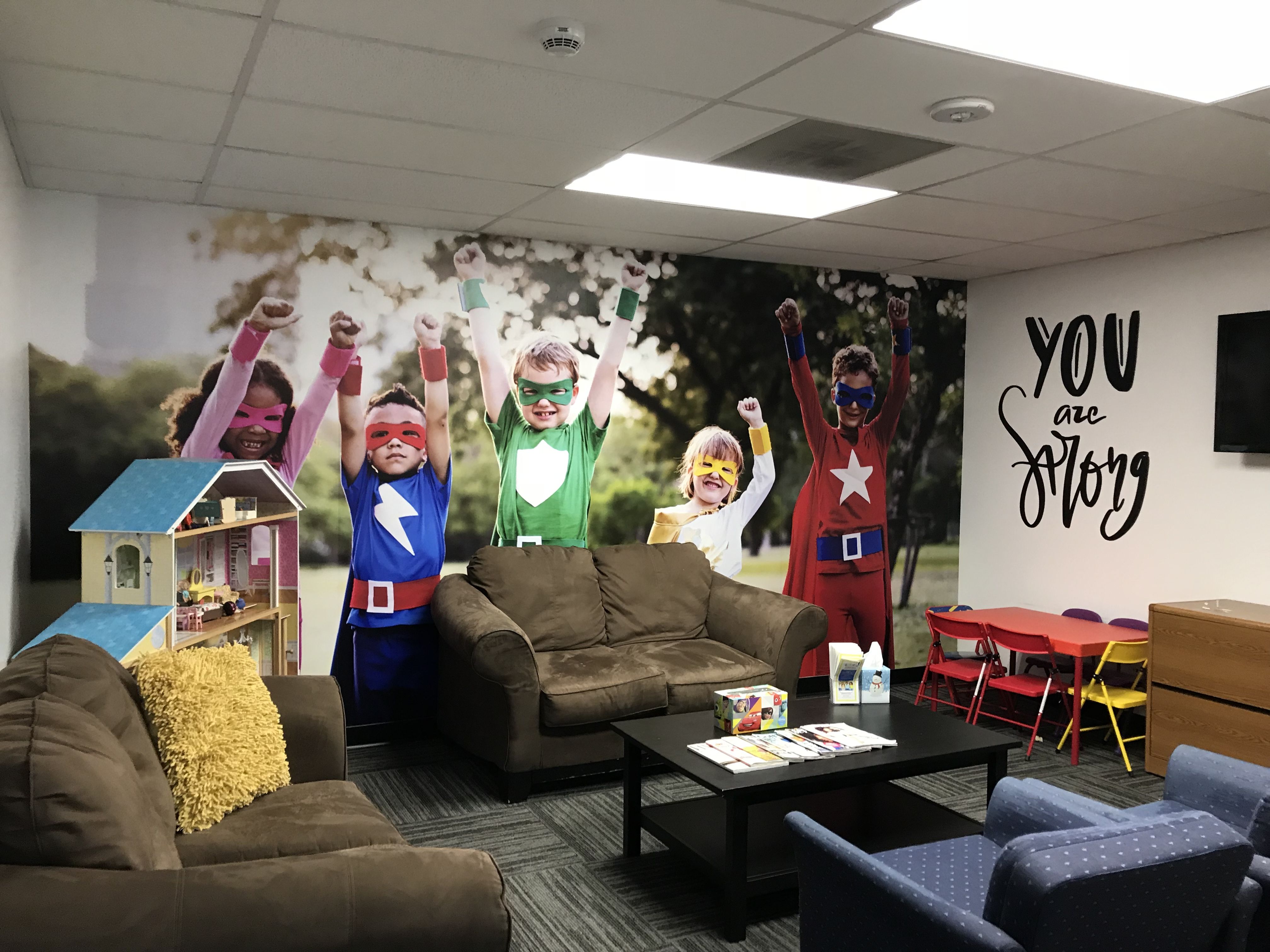 Large format photo wall graphics