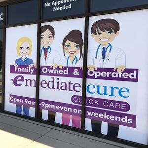 Full coverage window graphics in Shorewood