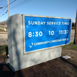 Replacement panels for backlit signs
