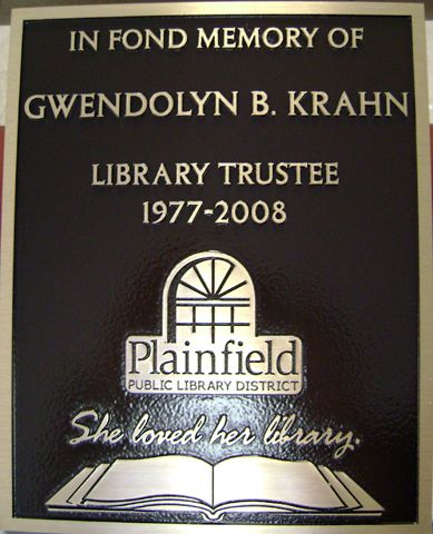 Bronze Memorial Garden Plaque