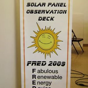 Banner with Pole Pockets