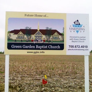 Digital Rendering of Green Garden Baptist Church