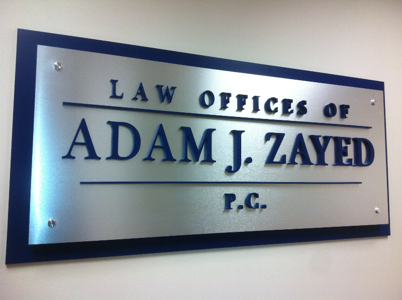 Multi layer custom acrylic sign