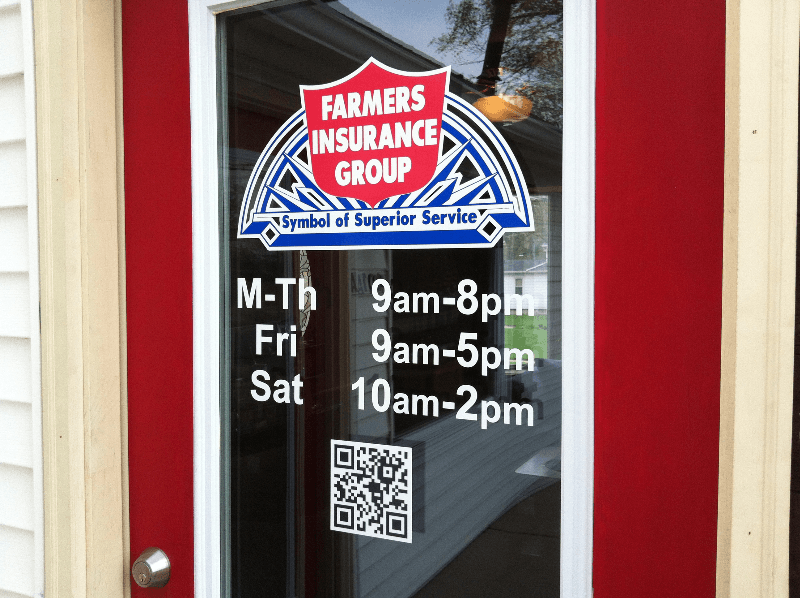 Minooka Door Lettering