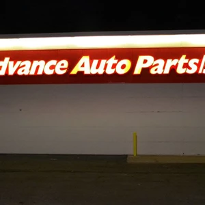 Advanced Auto Parts Spartanburg: Channel letters