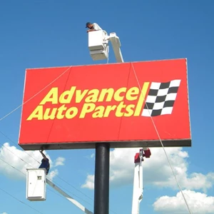 Advanced Auto Spartanburg, Flex Face Pole Sign
