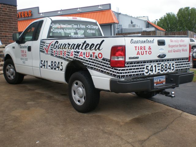 Guaranteed Tire & Auto, Vinyl Graphics