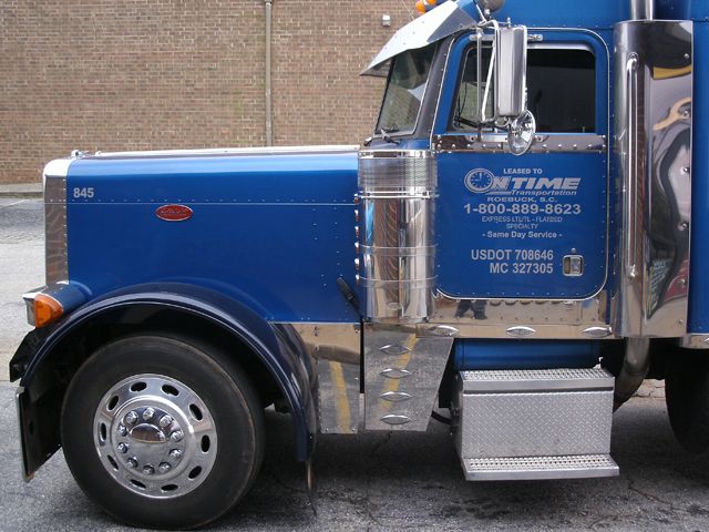On Time Trucking, Vinal Truck Lettering