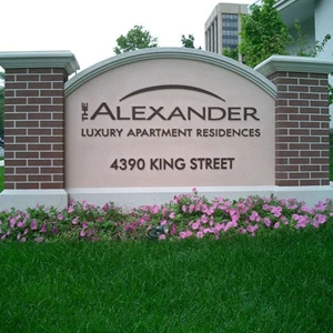 Entrance Sign to Condominum