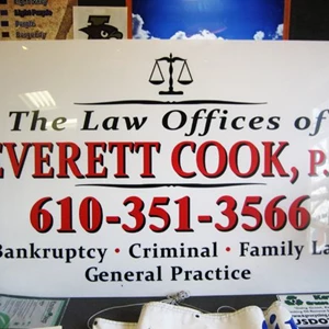 Everett Cook Exterior Signage Light Box Acrylic Sign