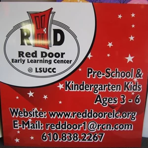 Red Door Learning Center - Post and Panel Sign - Pre-Installation