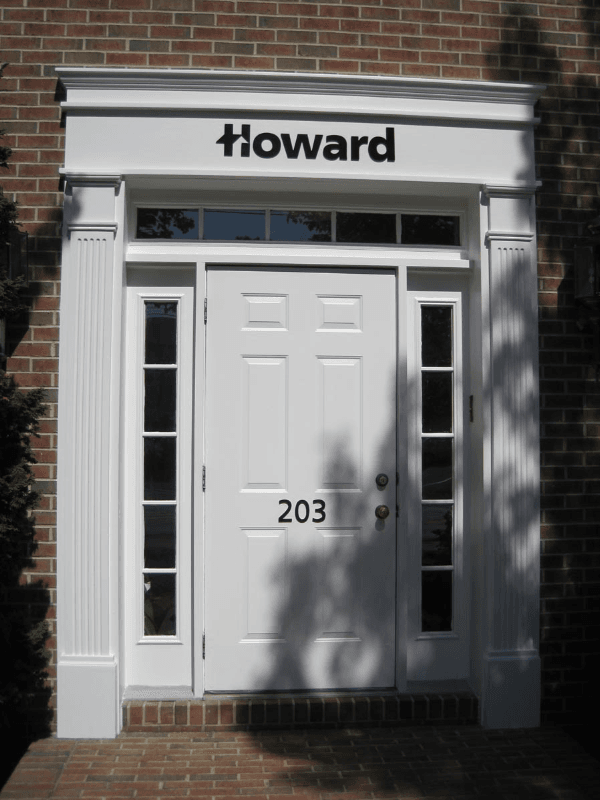 Black Architectural Steel Dimensional Letters