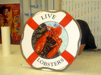 Weis Market Lobster Sign Special Menus