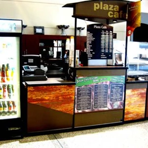 Starbucks Plaza Cafe Enhancement Project - Using signage to promote items and decore