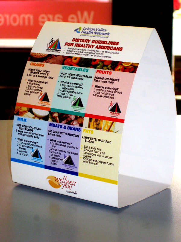 Sodexo of Lehigh Valley Table Top Signs