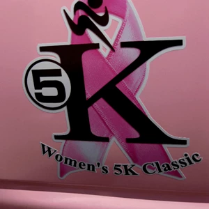 Breast Cancer Pink Sign Lettered Truck Pink Ribbon Graphic