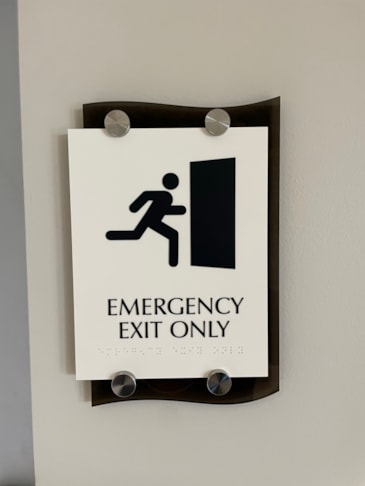 Custom facility safety and compliance graphics manufactured with durable rigid substrates for critical industrial environments.