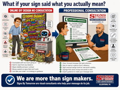 What if your sign said what you actually mean