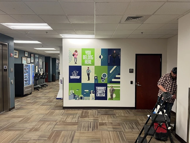 Wall Graphics & Murals - Tarrant County College Alliance Campus