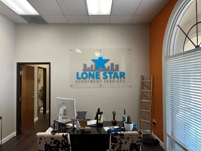 Acrylic Signs - Lone Star Apartment Services
