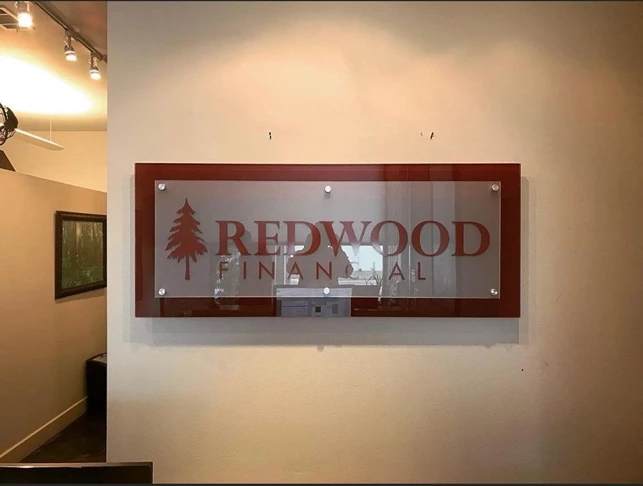 Acrylic Signs, Redwood Financial