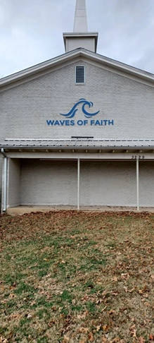 Outdoor Dimensional Lettering, Waves of Faith