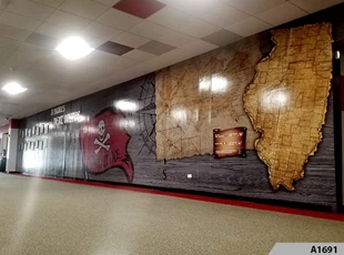 3D Wall Mural - Palatine High School