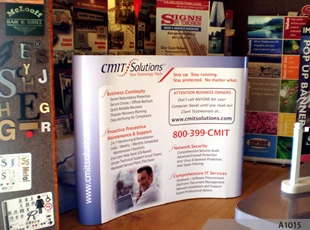 Trade Show Pop-up Display, good for floor or table display