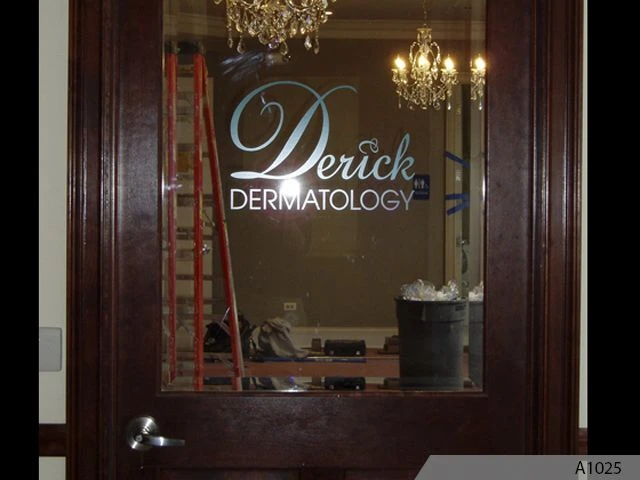 Signage Northern Illinois Vinyl Lettering Window Decals Logo On Glass Door Using Etched Or Frosted Vinyl For That High Profile Professional And Sleek Look