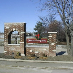 Carved PVC Sub-Division Entrance Sign