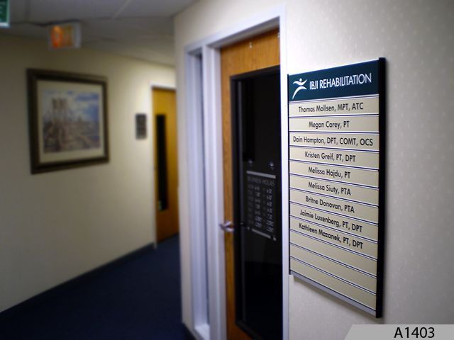 Indoor Company Directory Sign