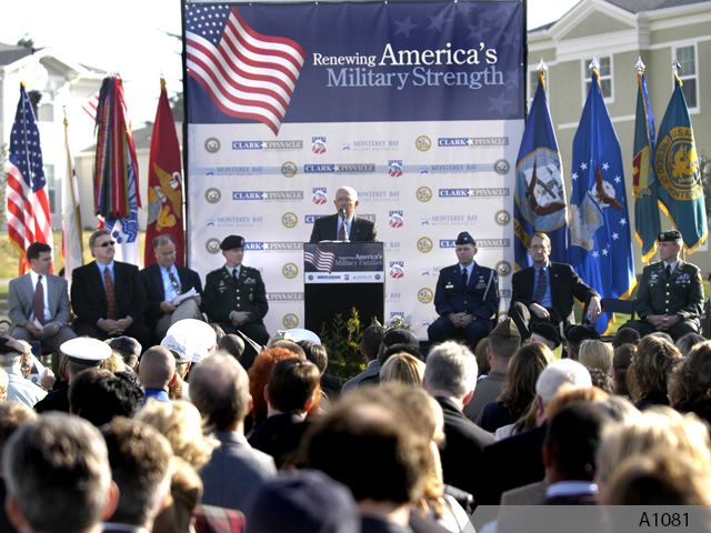 10' x 10' Speaker Banner for a Military Event