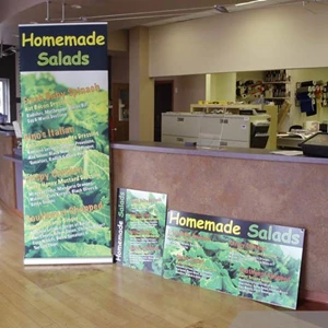 Retractable / Pull-up Banner Stand and other Full Color Signs for Trade Show