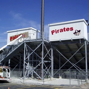 Palatine High School Stadium Press Boxes: 3-Dimensional PVC Signage for the Palatine Pirates
