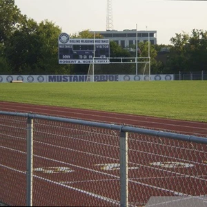 4.5' x 94' Mesh Banner - Mustang Pride - Rolling Meadows High School