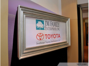 Custom Wall Frame Sponsor Sign