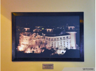 Casino Custom Wall Frame and Display