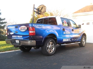 Vehicle Wrap with Business Card Holder - Barrington, IL