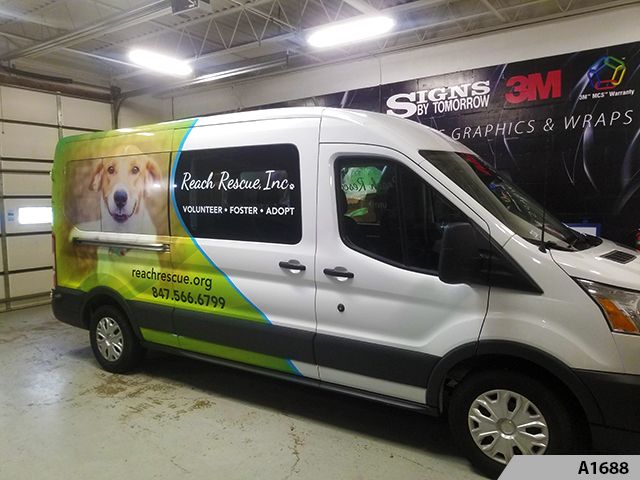 Partial Vehicle Wrap to create high impact visibility