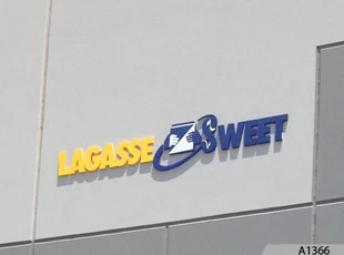 3-Dimensional Acrylic Letters for Lagasse Sweet in Carol Stream, IL